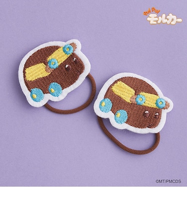 【PUI PUI モルカー】ワッペンヘアゴム２Pセット