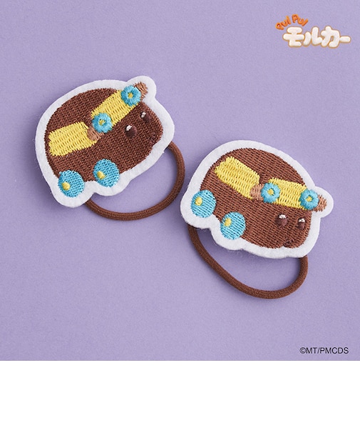 【PUI PUI モルカー】ワッペンヘアゴム２Pセット