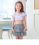 【SWIM】【水着】【UV加工】ギンガムチェックたっぷりギャザーセパレート【子供服】【キッズ】【女の子】