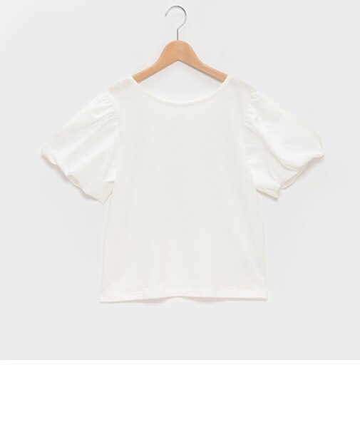 【LADIES】バルーン袖カットTee
