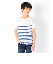 パネルボーダー半袖Ｔシャツ