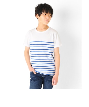 パネルボーダー半袖Ｔシャツ