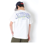 【大人向けサイズあり】天竺・ドルマンスリーブバックプリント半袖Tシャツ