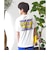 【大人向けサイズあり】天竺・ドロップショルダーバックプリントポップロゴ半袖Tシャツ