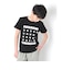 【大人向けサイズあり】天竺・スターＢＯＸプリント半袖Tシャツ