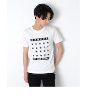 【大人向けサイズあり】天竺・スターＢＯＸプリント半袖Tシャツ