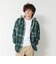 【大人向けサイズあり】フード付きチェックシャツ