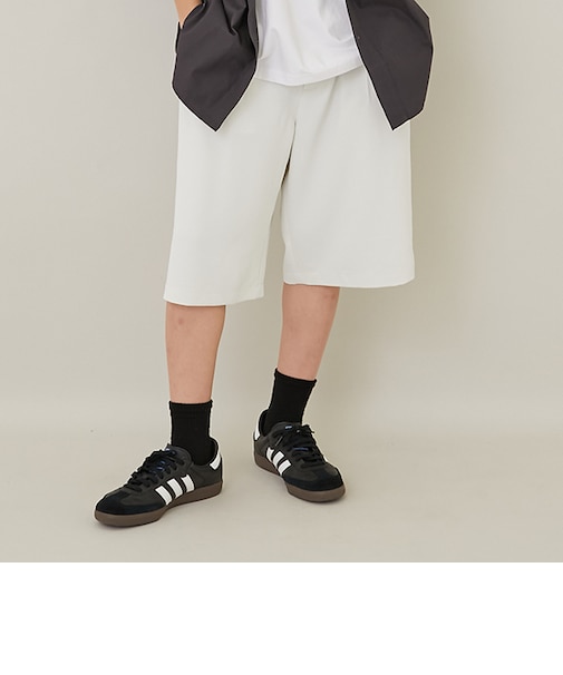 【大人向けサイズあり】トロトロ・タックハーフパンツ