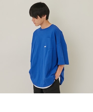 【大人向けサイズあり】【接触冷感】ハイクールコットン・タンクトップつき5部袖Tシャツ