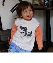 スニーカーオオカミ長袖Tシャツ