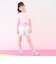 クラデーション・デニム　フロントZIPショートパンツ
