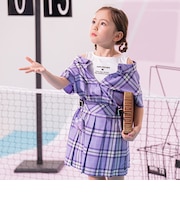 チェックシャツ＋半袖Tシャツ