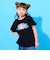 フラワー転写プリントTシャツ