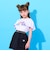 フラワー転写プリントTシャツ