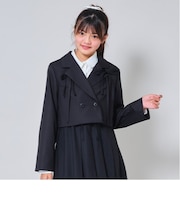 リボンつきショートジャケット