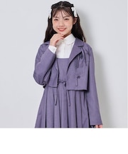 リボンつきショートジャケット