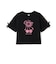 【Cuugal掲載】【接触冷感】袖レースアップリボンチェリーTシャツ