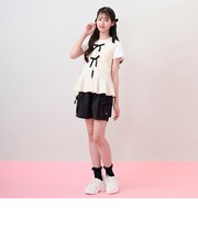 【水陸両用】クシュっとリボンショートパンツ
