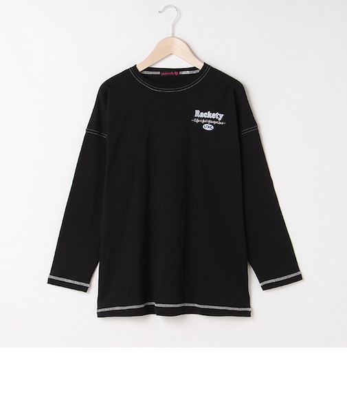 バッグプリントビッグTシャツ