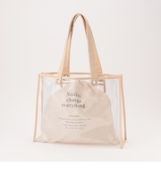 パイピングビニールトートBAG【SWIM】