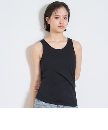 【ベーシック】【接触冷感/ひんやり】カップつきタンクトップ
