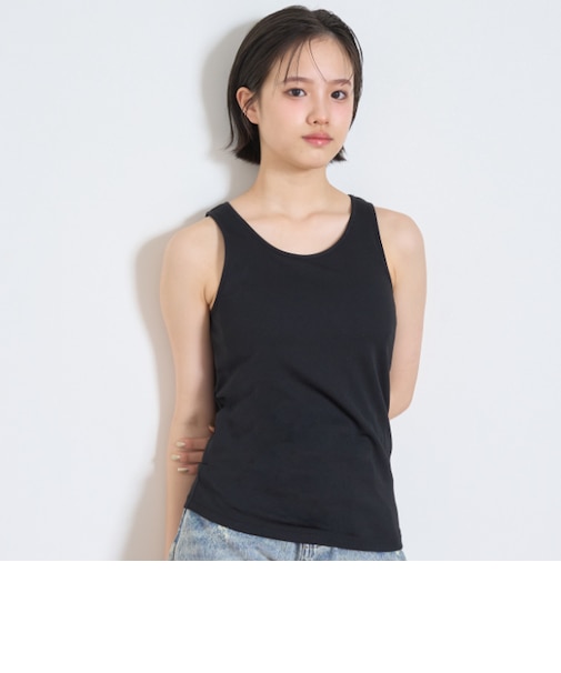 【ベーシック】【接触冷感/ひんやり】カップつきタンクトップ