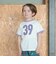 【型崩れしないやわらかコットン】ナンバリングリンガーTシャツ