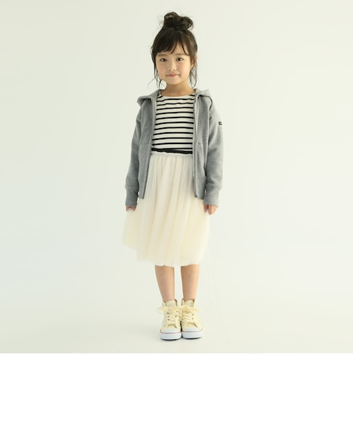 【WEB限定】シンプル裏毛フルジップパーカー