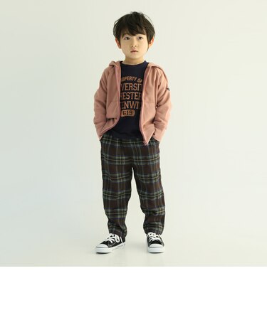 【WEB限定】シンプル裏毛フルジップパーカー
