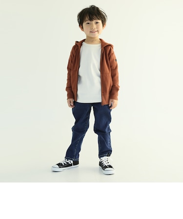 【WEB限定】シンプル裏毛フルジップパーカー