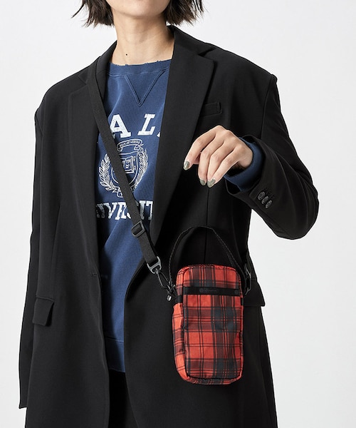 MINI PHONE CROSSBODY レッドタータン｜レスポートサックの