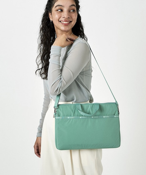 TH LAPTOP CASE セージグリーン｜レスポートサックのアウトレット通販