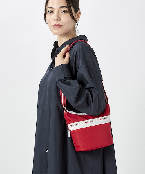 国内完売色●LeSportsac●スペクテイターMINI BUCKET●ROUGE RED MINI BUCKET SHOULDER BAG スペクテイタールージュレッド