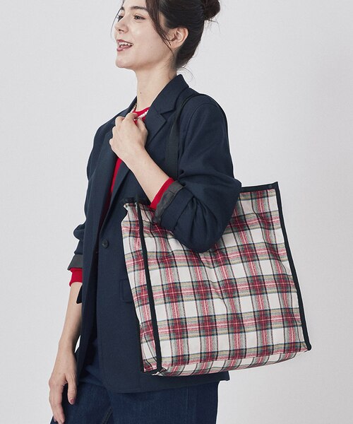 LG BOOK TOTE アイボリータータン｜レスポートサックのアウトレット