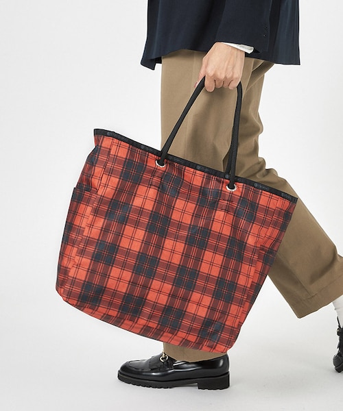 LARGE 2 WAY TOTE レッドタータン/ブラック LARGE 2 WAY TOTE レッドタータン/ブラック｜レスポートサックの