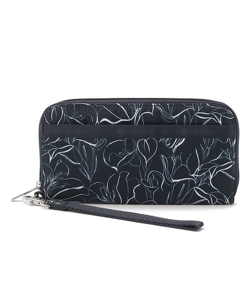 タイムセール☆TECH WALLET WRISTLETスケッチフローラルネイビー TECH WALLET WRISTLET スケッチフローラルネイビー