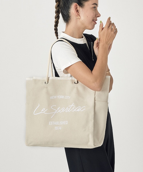 CANVAS EASY TOTE メレンゲキャンバススクリプト｜レスポートサックの