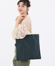 LARGE EMERALD TOTE ミッドナイトグリーン/サンドバー