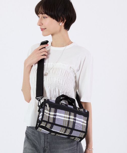 MINI DUFFEL CROSSBODY ピクセルスクランブルチェック