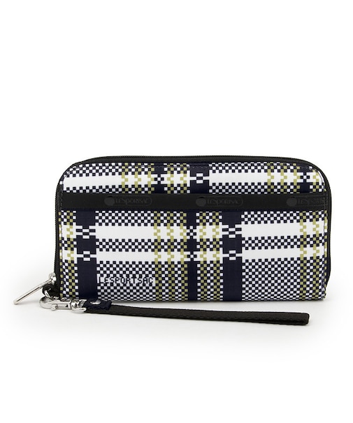 TECH WALLET WRISTLET ピクセルスクランブルチェック
