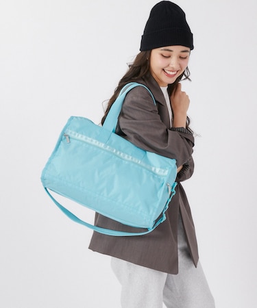 DELUXE MED WEEKENDER ペールターコイズ