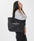 LG REVERSIBLE PKT TOTE 2ウェイブラック/ニュートラルレオパード