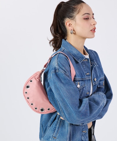GROMMET SM SHOULDER BAG ローズクオーツグロメッツ