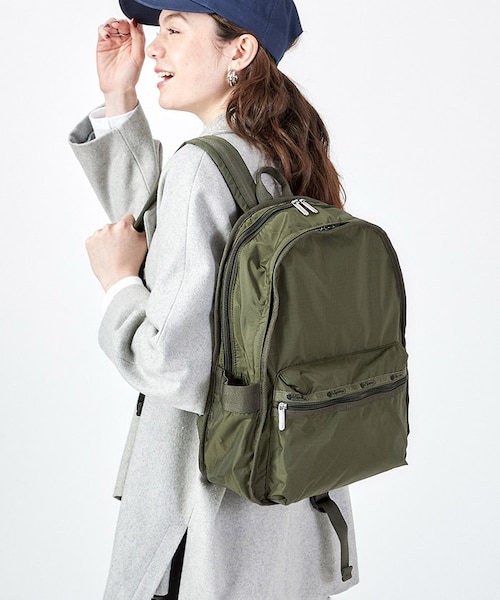 レスポートサック LeSportsac CINCH BACKPACK ダークオリーブ レディース バックパック リュック デイパック CINCH BACKPACK ダークオリーブ ｜レスポートサックのアウトレット通販