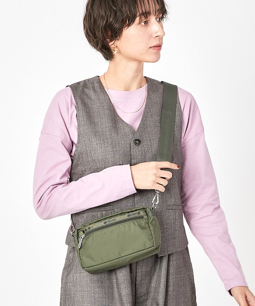 E/W PHONE CROSSBODY ダークオリーブ　