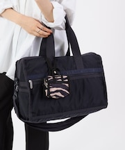 MICRO WEEKENDER CHARM ラフィアゼブラ