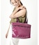 TWO HANDLE ZIP TOTE パープルベリーシャイン