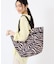 MARKET TOTE ラフィアゼブラ