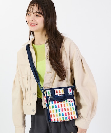 MINI N/S TOTE ハリボーゴールドベアーズネイビー