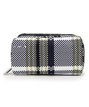 RECTANGULAR COSMETIC ピクセルスクランブルチェック